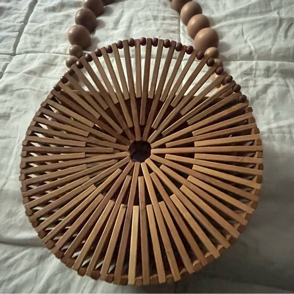 Cult Gaia Luna bamboo circle bag - Picture 3 of 11